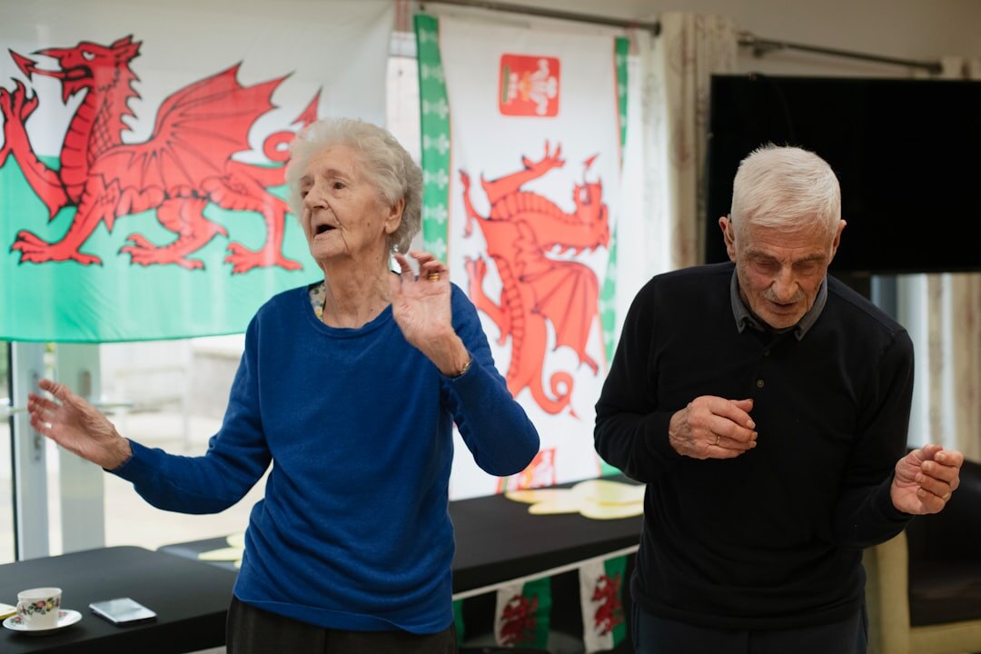 seniors at community event