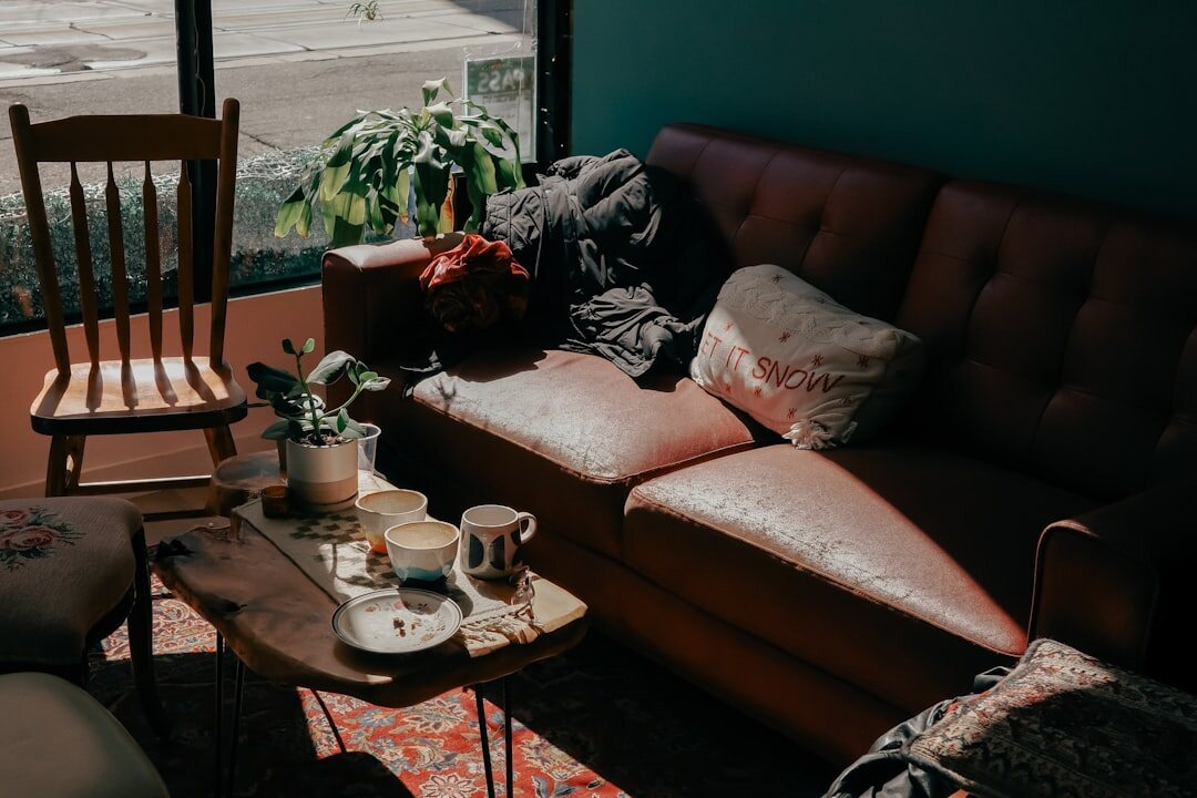 happy seniors in cozy setting