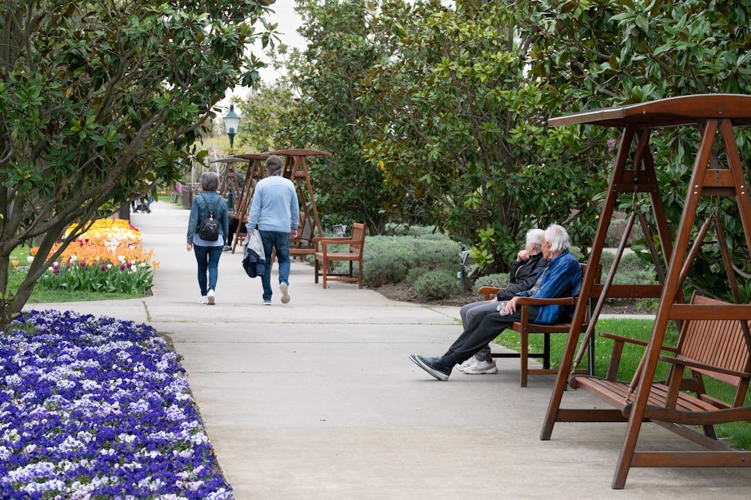 garden with seniors