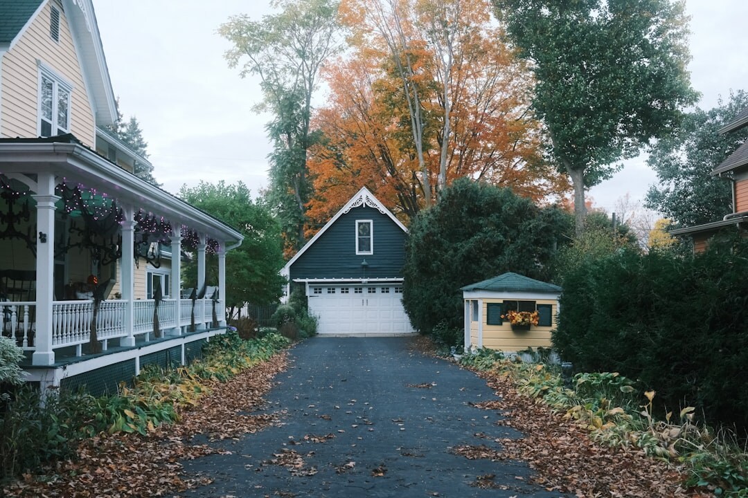 senior friends in cozy neighborhood
